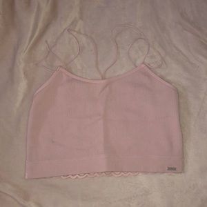 Pink Hollister Strappy Bralette